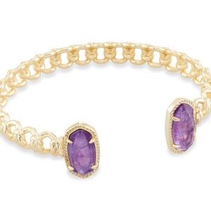Kendra Scott Macrame Elton Bracelet In Purple Mica